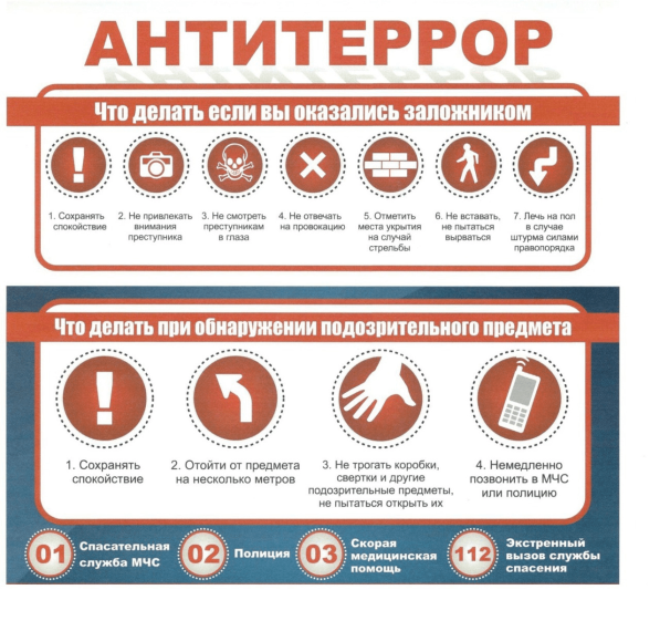 ПАМЯТКА АНТИТЕРРОРИСТИЧЕСКОЙ БЕЗОПАСНОСТИ.